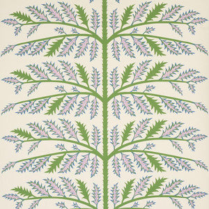 Thistle Ivory 5011430 by Schumacher Wallpaper