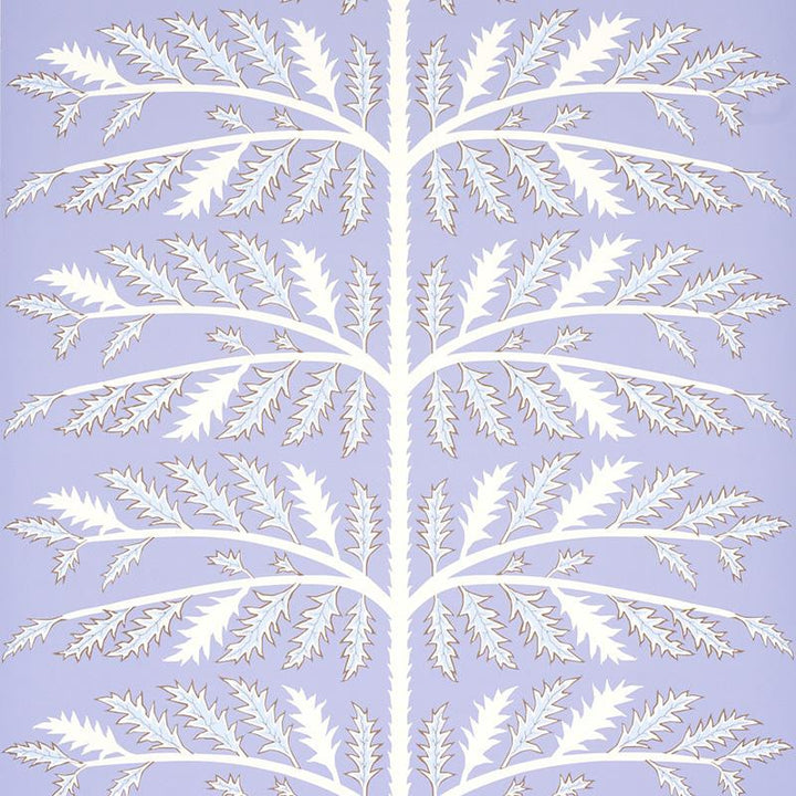 Thistle Lavender 5011431 by Schumacher Wallpaper Neisha Crosland 27.0" - Fabric Carolina -