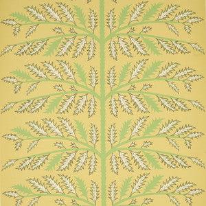 Thistle Mustard 5011432 by Schumacher Wallpaper