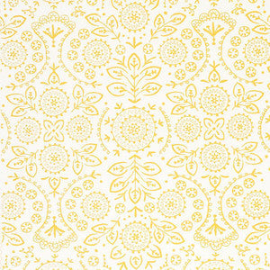 Tiana Yellow 5011842 by Schumacher Wallpaper