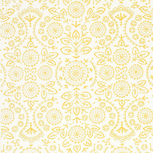 Tiana Yellow 5011842 by Schumacher Wallpaper