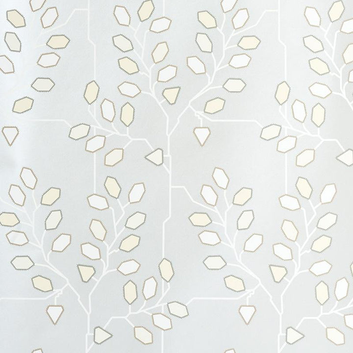 Tumble Weed Silver White 5011421 by Schumacher Wallpaper Neisha Crosland 13.5" - Fabric Carolina -