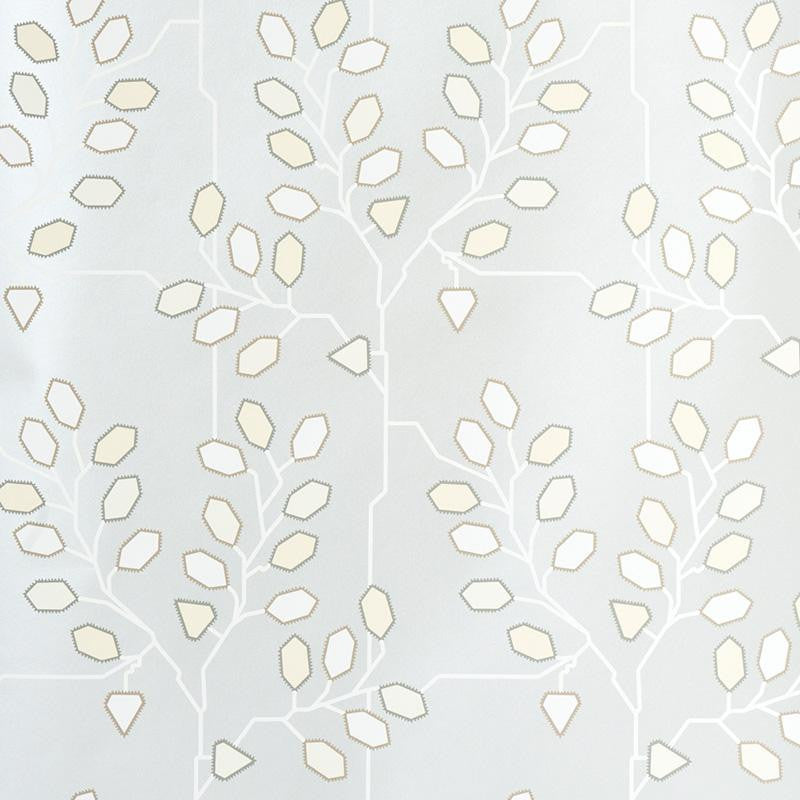 Tumble Weed Silver White 5011421 by Schumacher Designer Wallpaper Neisha Crosland 13.5" - Swanky Fabrics -
