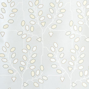 Tumble Weed Silver White 5011421 by Schumacher Wallpaper