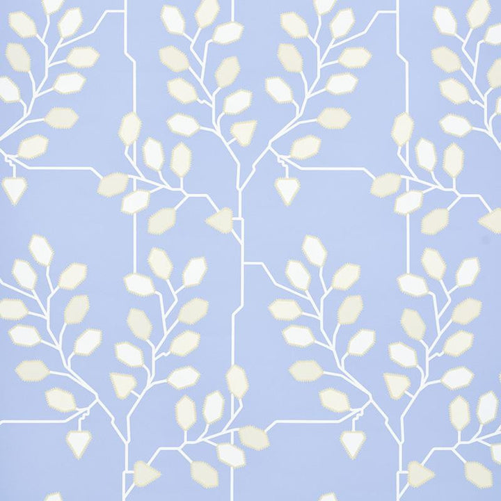Tumble Weed Bluebell 5011422 by Schumacher Wallpaper Neisha Crosland 13.5" - Fabric Carolina -