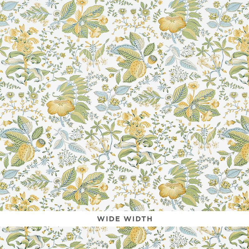 Pomegranate Botanical Citron 5010442 by Schumacher Designer Wallpaper Schumacher Classics 18.0" - Swanky Fabrics -