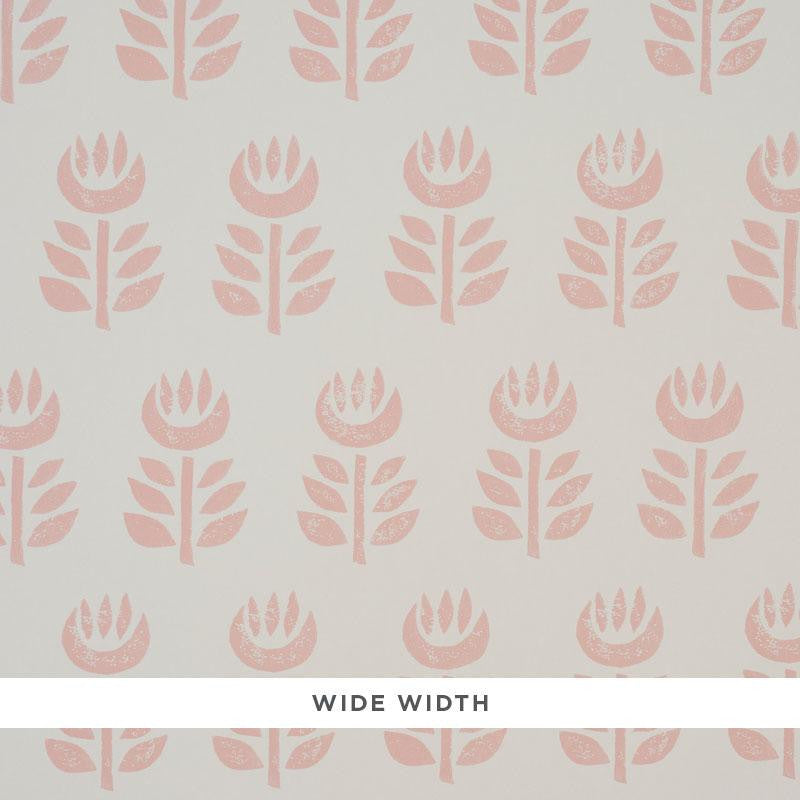 Rosenborg Pink 5011330 by Schumacher Wallpaper Scandinavian Modern 27.0" - Fabric Carolina -