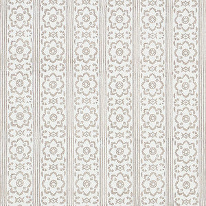Sunda Hand Blocked Print Grey 5011221 by Schumacher Wallpaper