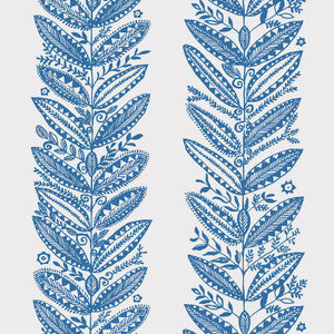 Eland Blue 5010831 by Schumacher Wallpaper