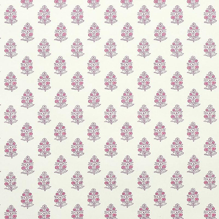 Aditi Pink 5011932 by Schumacher Wallpaper Jacaranda 3.38" - Fabric Carolina -