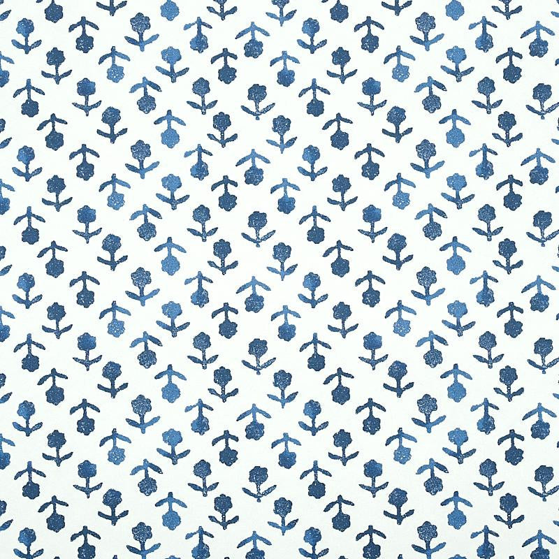 Beatriz Indigo 5011941 by Schumacher Wallpaper Jacaranda 2.0" - Fabric Carolina -