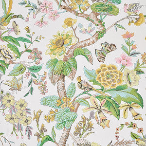 Cranley Garden Pink 5011721 by Schumacher Wallpaper