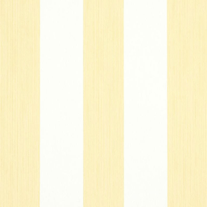Edwin Stripe Wide Buttercup 5011910 by Schumacher Wallpaper Stripe Wallcovering Collection 4.5" - Fabric Carolina -