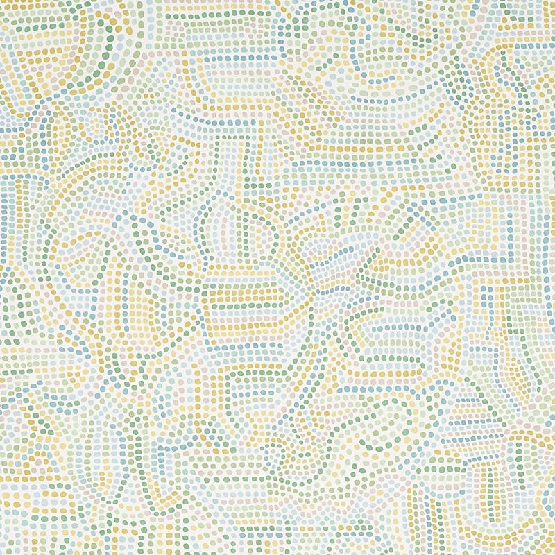 Galina Citron 5012021 by Schumacher Wallpaper Bohemia 54.0" - Fabric Carolina -