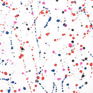 Ink Splash Red & Blue 5012180 by Schumacher Wallpaper