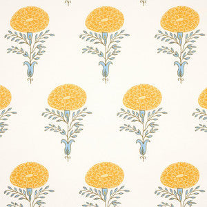 Marigold Yellow 5012071 by Schumacher Wallpaper
