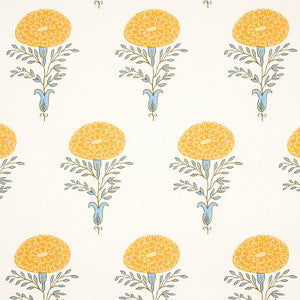 Marigold Yellow 5012071 by Schumacher Wallpaper