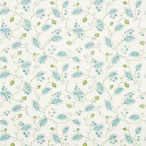 Maryam Vine Peacock 5011600 by Schumacher Wallpaper