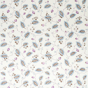 Maryam Vine Sky & Plum 5011601 by Schumacher Wallpaper