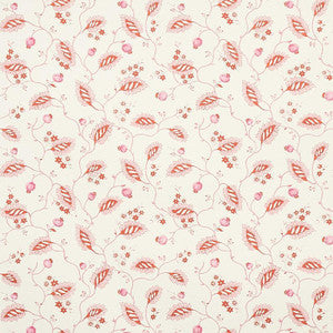 Maryam Vine Pink & Red 5011602 by Schumacher Wallpaper