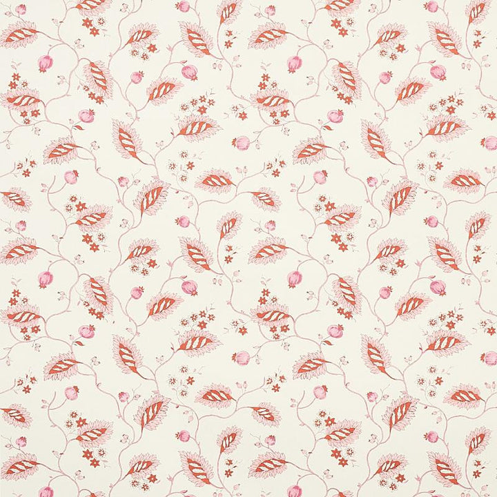 Maryam Vine Pink & Red 5011602 by Schumacher Wallpaper Jacaranda 13.5" - Fabric Carolina -