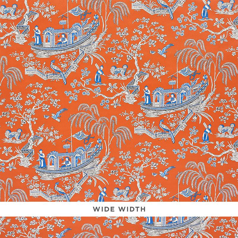 Matsudana Spice 5011992 by Schumacher Wallpaper Schumacher Classics 27.0" - Fabric Carolina -
