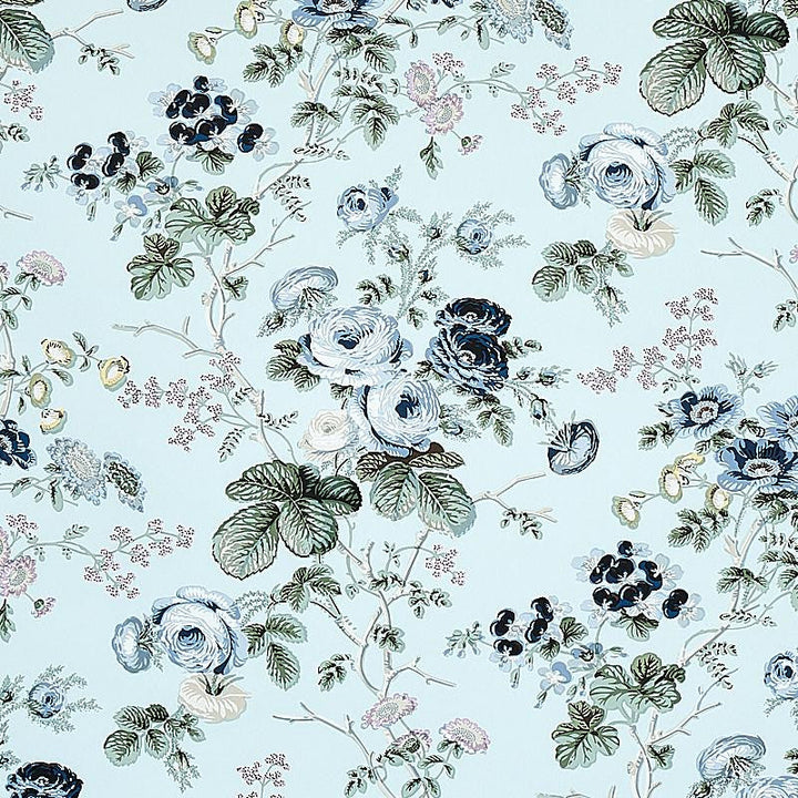 Salisbury Celadon 5012060 by Schumacher Designer Wallpaper Signature Schumacher 18.0" - Swanky Fabrics -