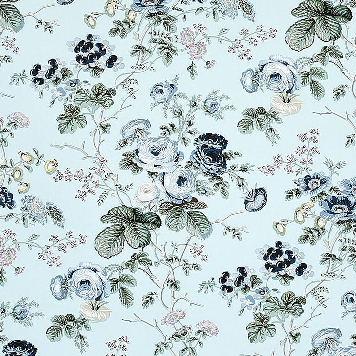 Salisbury Celadon 5012060 by Schumacher Wallpaper Signature Schumacher 18.0" - Fabric Carolina -