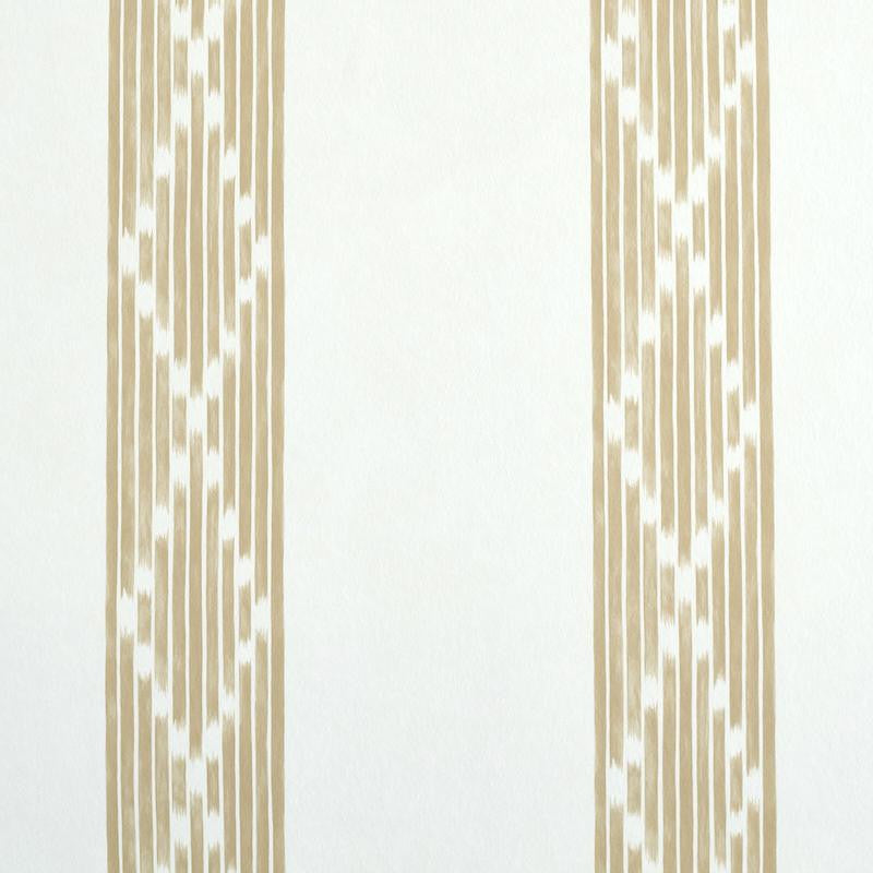 Sequoia Stripe Camel 5011531 by Schumacher Wallpaper Stripe Wallcovering Collection - Fabric Carolina -