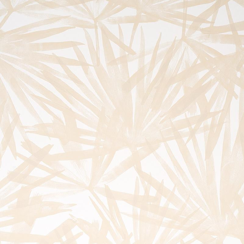 Sunlit Palm Sand 5010563 by Schumacher Wallpaper Natura 27.0" - Fabric Carolina -