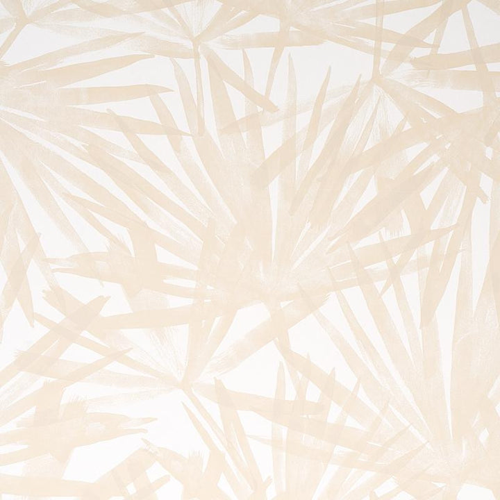 Sunlit Palm Sand 5010563 by Schumacher Wallpaper Natura 27.0" - Fabric Carolina -
