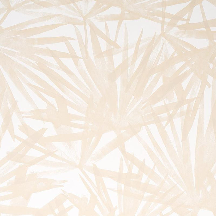 Sunlit Palm Sand 5010563 by Schumacher Designer Wallpaper Natura 27.0" - Swanky Fabrics -