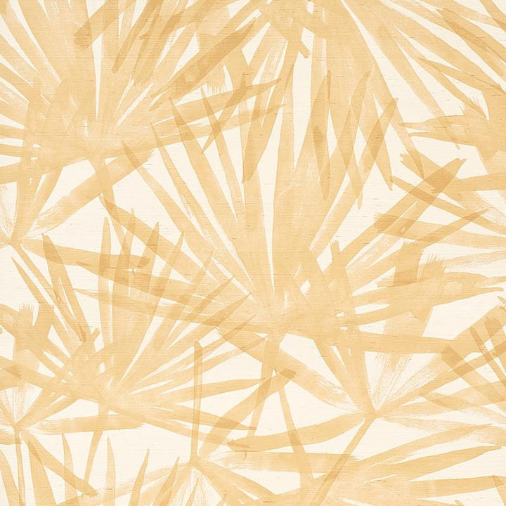 Sunlit Palm Sisal Wheat 5012041 by Schumacher Wallpaper Natura 34.0" - Fabric Carolina -