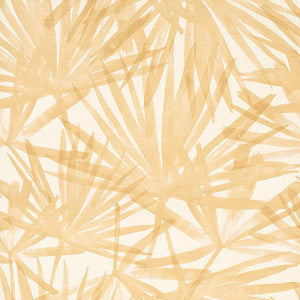 Sunlit Palm Sisal Wheat 5012041 by Schumacher Wallpaper