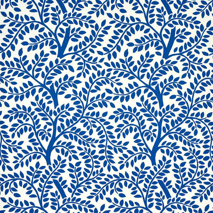 Temple Garden Ii Blue 5011962 by Schumacher Wallpaper Happy Together 13.5" - Fabric Carolina -