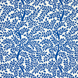 Temple Garden Ii Blue 5011962 by Schumacher Wallpaper