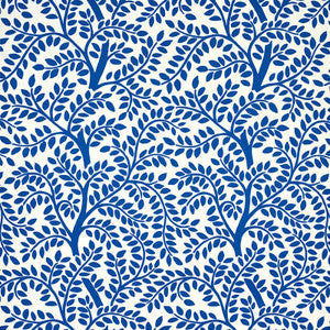 Temple Garden Ii Blue 5011962 by Schumacher Wallpaper