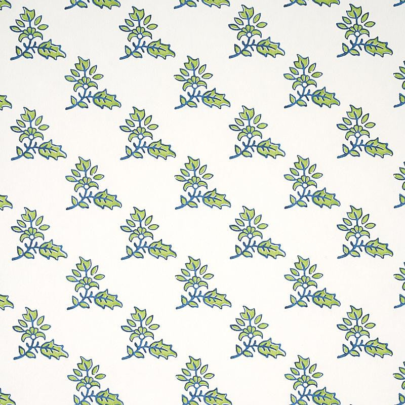 Torbay Green 5011920 by Schumacher Designer Wallpaper Jacaranda 27.0" - Swanky Fabrics -