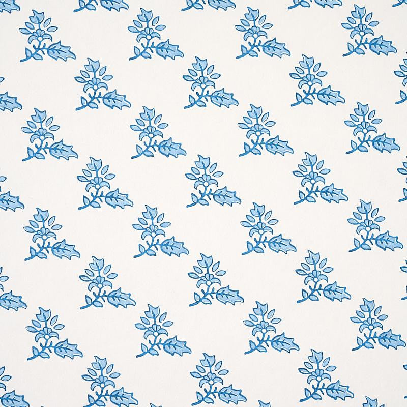 Torbay Blue 5011921 by Schumacher Wallpaper Jacaranda 27.0" - Fabric Carolina -