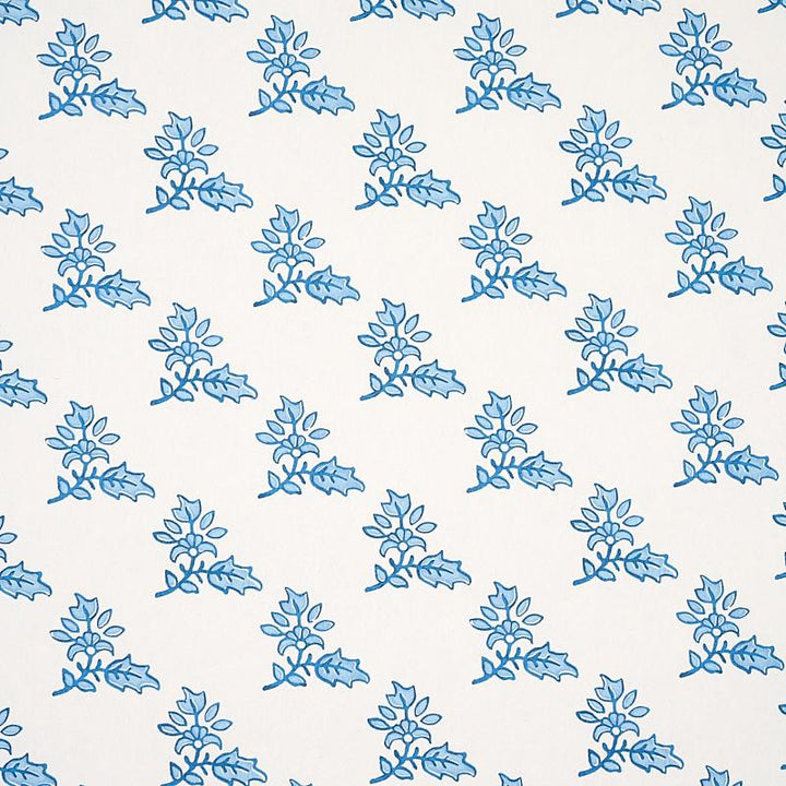 Torbay Blue 5011921 by Schumacher Wallpaper Jacaranda 27.0" - Fabric Carolina -