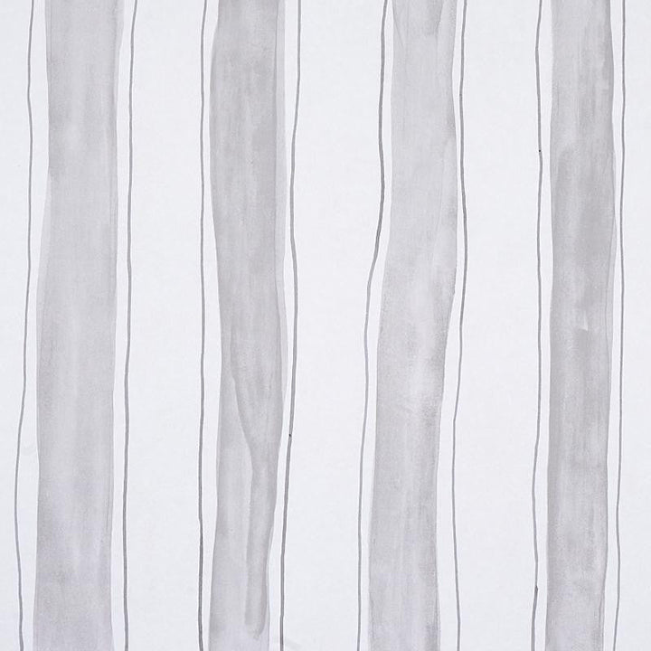 Tracing Stripes Grey 5012171 by Schumacher Designer Wallpaper Porter Teleo 54.0" - Swanky Fabrics -
