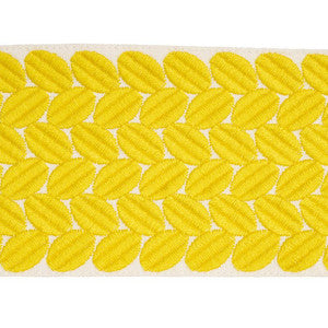 Berkeley Tape Wide Yellow 70659 by Schumacher Trim