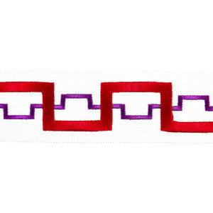 Turret Tape Garnet 74353 by Schumacher Trim