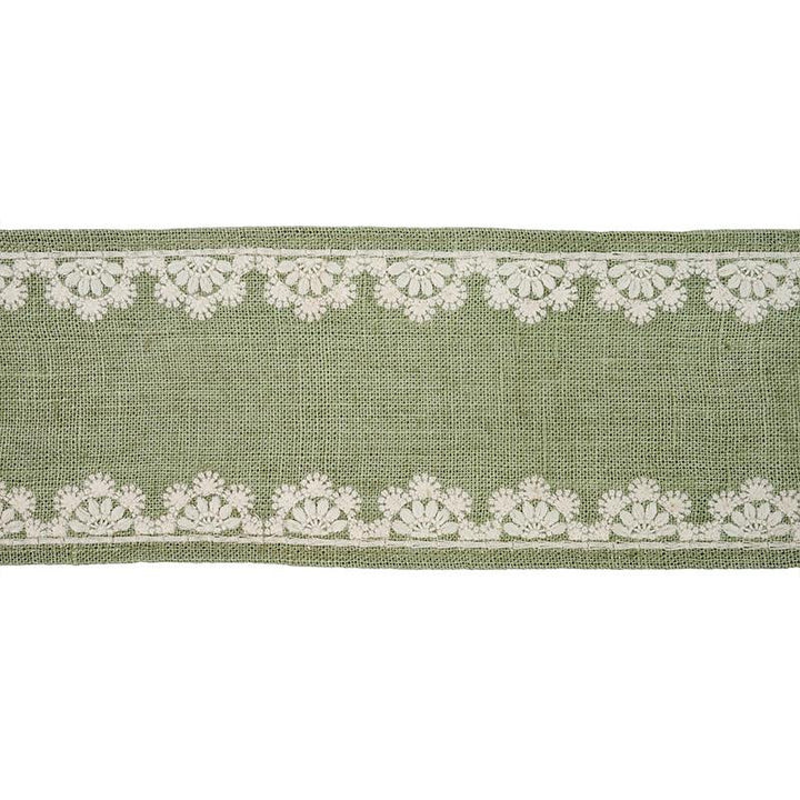 Cecily Tape Sage 77570 by Schumacher Trim New Traditional - Fabric Carolina -