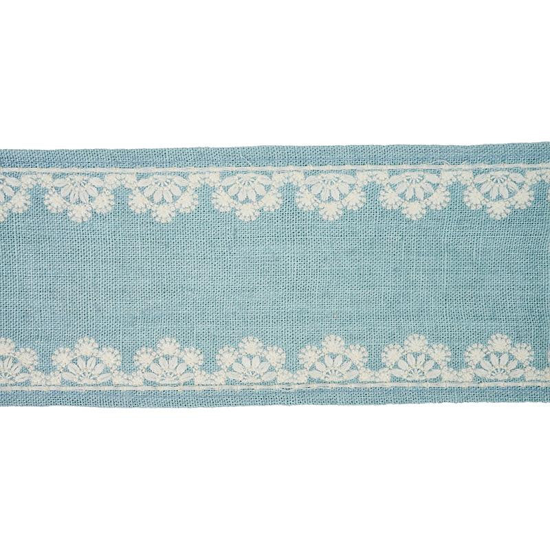 Cecily Tape Sky 77571 by Schumacher Trim New Traditional - Fabric Carolina -