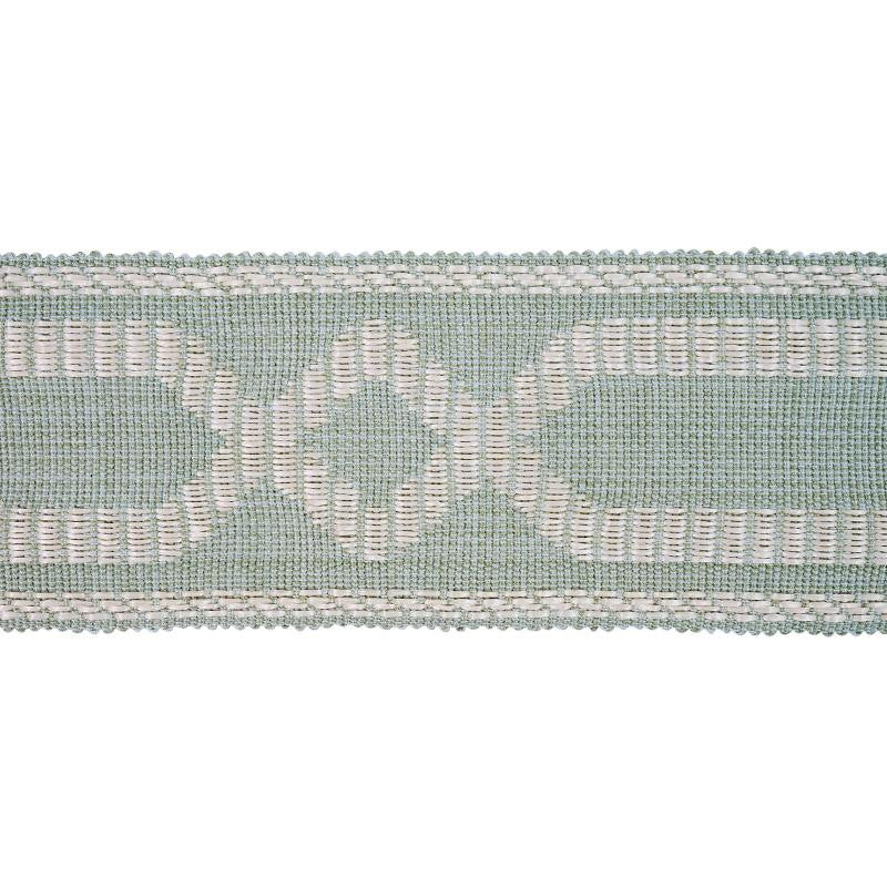 Briar Raffia Tape Sage 77582 by Schumacher Trim New Traditional - Fabric Carolina -