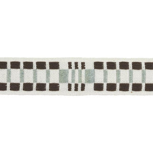 Carmo Tape Narrow Sage 78992 by Schumacher Trim
