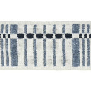 Carmo Tape Medium Indigo 79000 by Schumacher Trim