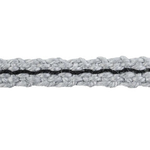 Carmo Gimp Silver & Black 79021 by Schumacher Trim