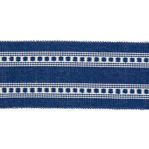 Lubeck Tape Navy 79111 by Schumacher Trim